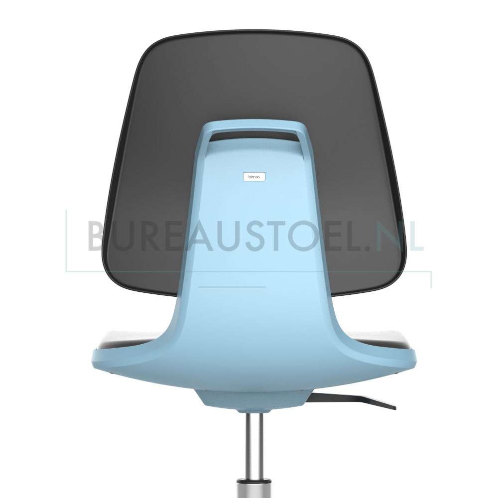 werkstoel-bimos-labsit-9123-blauw-pur-detail-acherzijde | www.bureaustoel.nl
