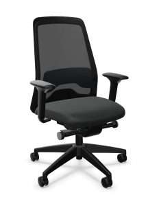 Interstuhl NewEVERYis1 EV211 Zwart frame Era Zwart ER01 | www.bureaustoel.nl