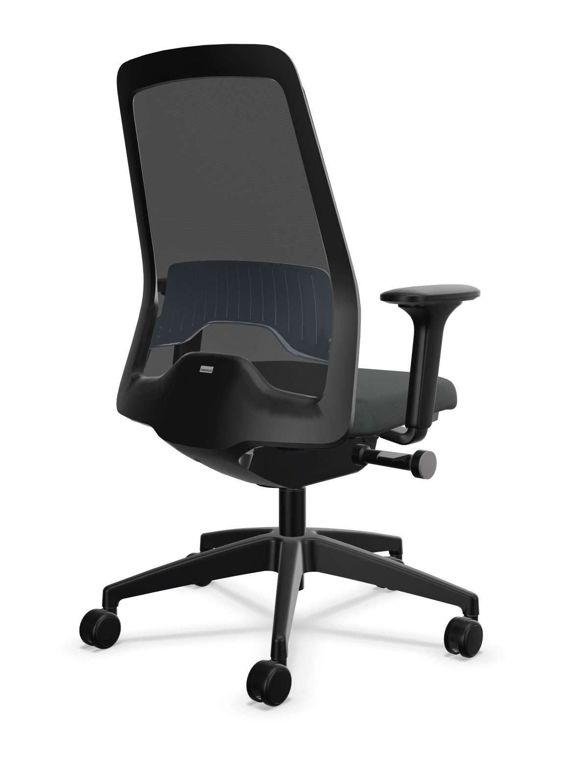 Interstuhl NewEVERYis1 EV211 Zwart frame Era Zwart ER01 Achterzijde| www.bureaustoel.nl