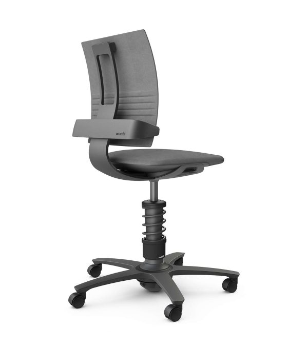 Aeris 3Dee Dynamische bureaustoel 930 Onderstel Zwart Microvezel Comfort CM Grijs 02 Standaard Veer zwart | www.bureaustoel.nl