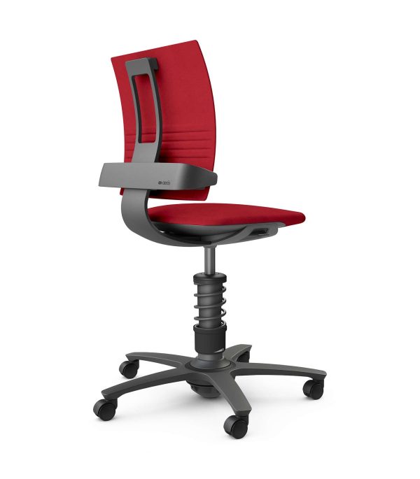 Aeris 3Dee Dynamische bureaustoel 930 Onderstel Zwart Microvezel Comfort CM Rood 03 Standaard Veer zwart | www.bureaustoel.nl