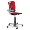 Aeris 3Dee Dynamische bureaustoel 930 Onderstel Gepolijst Microvezel Comfort CM Rood 03 Standaard Veer gepolijst | www.bureaustoel.nl
