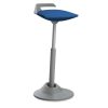 Aeris Muvman Zit-Stahulp 311 Onderstel Grijs Microvezel Comfort CM Blauw 04 Hoog | www.bureaustoel.nl