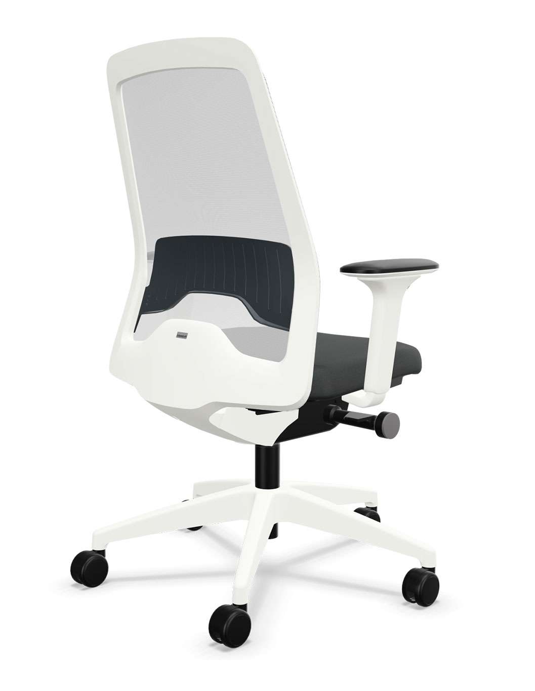 Interstuhl NewEVERYis1 EV211 Wit frame Era Zwart ER01 Achterzijde| www.bureaustoel.nl