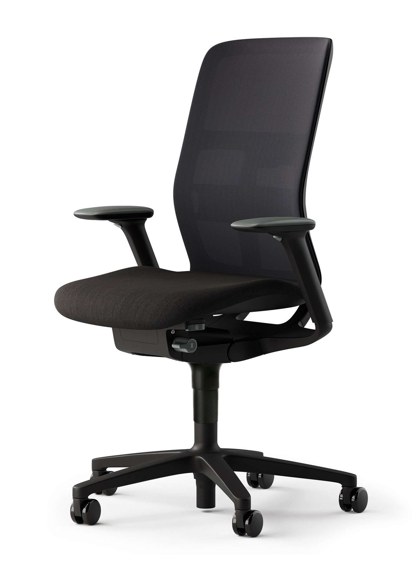 bureaustoel-wilkhahn-at-mesh-zijaanzicht | www.bureaustoel.nl