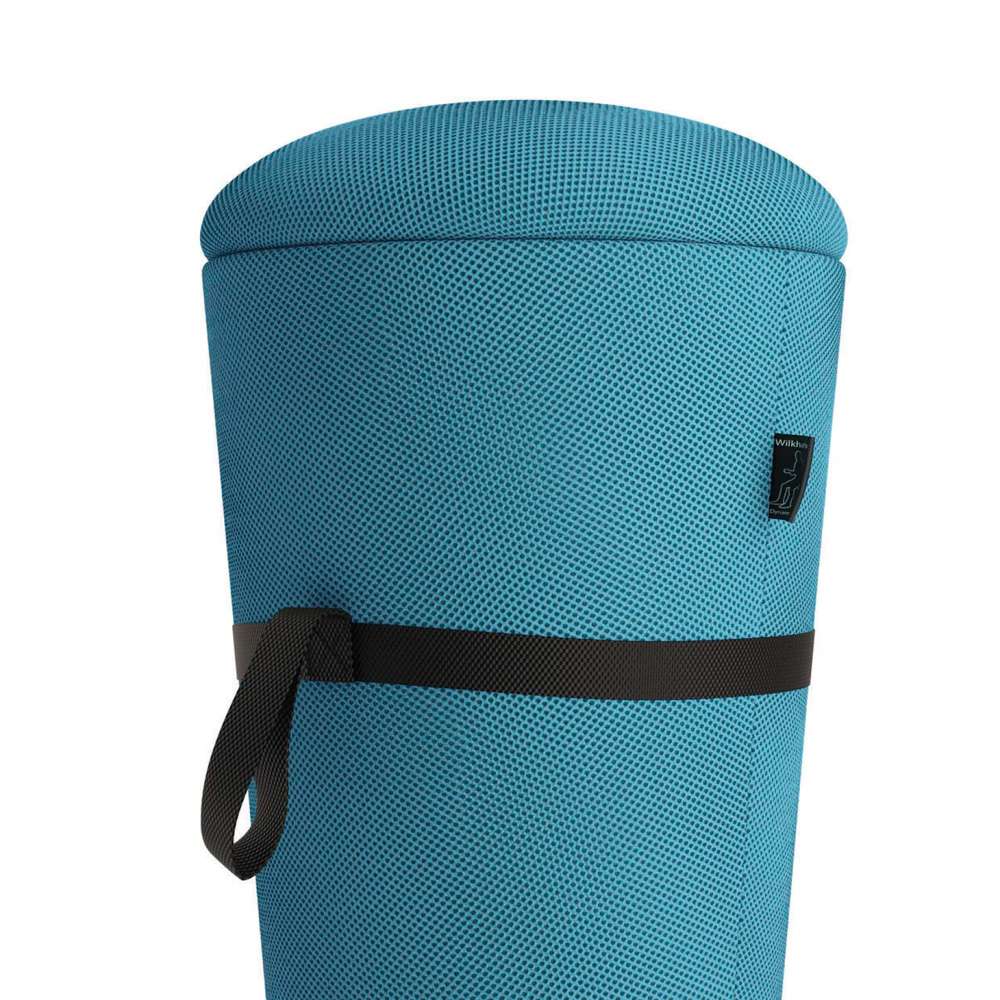 Wilkhahn Stand-Up Wiebelkruk Fiberflex Lichtblauw 35-63 | www.bureaustoel.nl