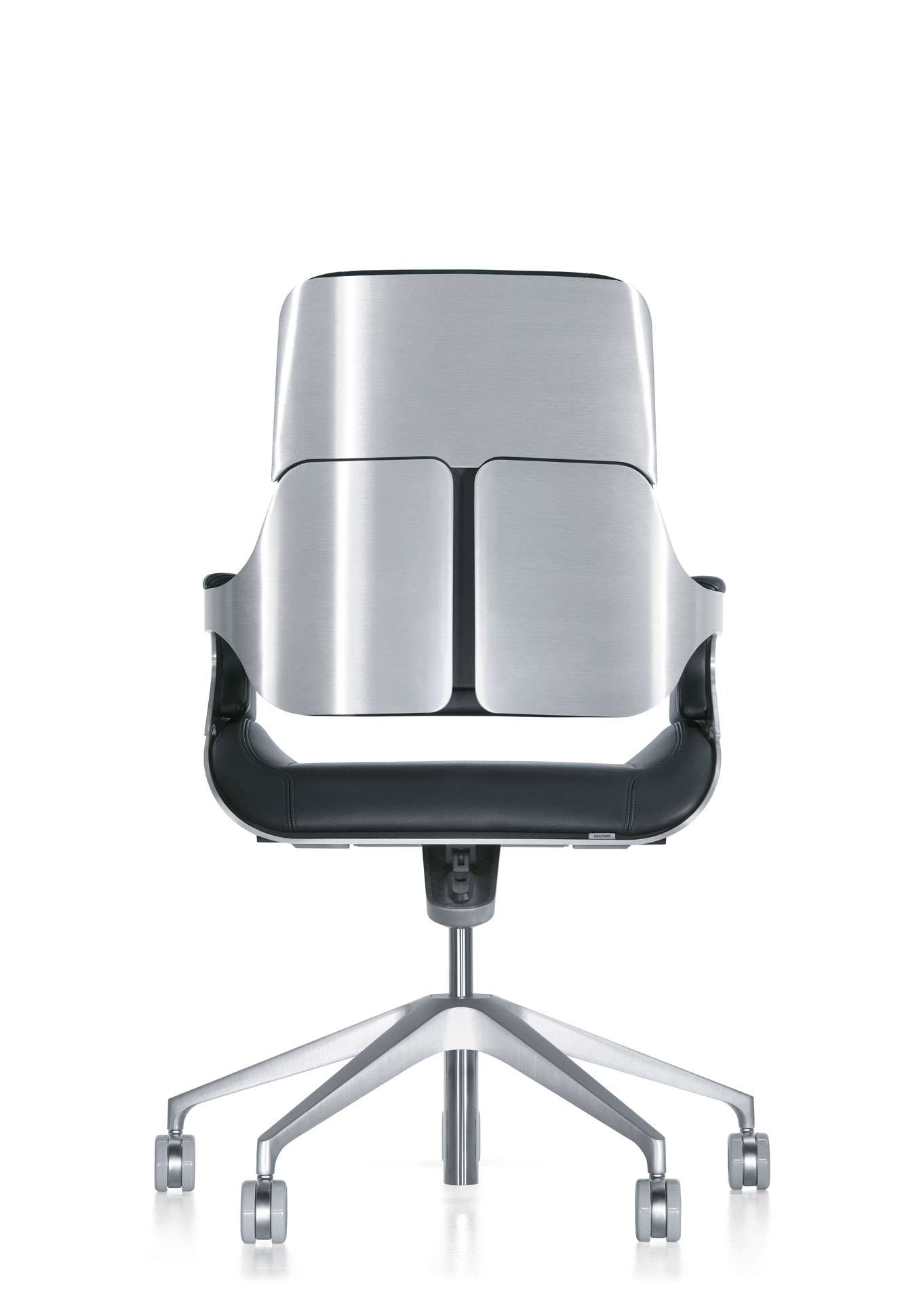 Interstuhl Silver Bureaustoel 262S leder geborsteld | www.bureaustoel.nl