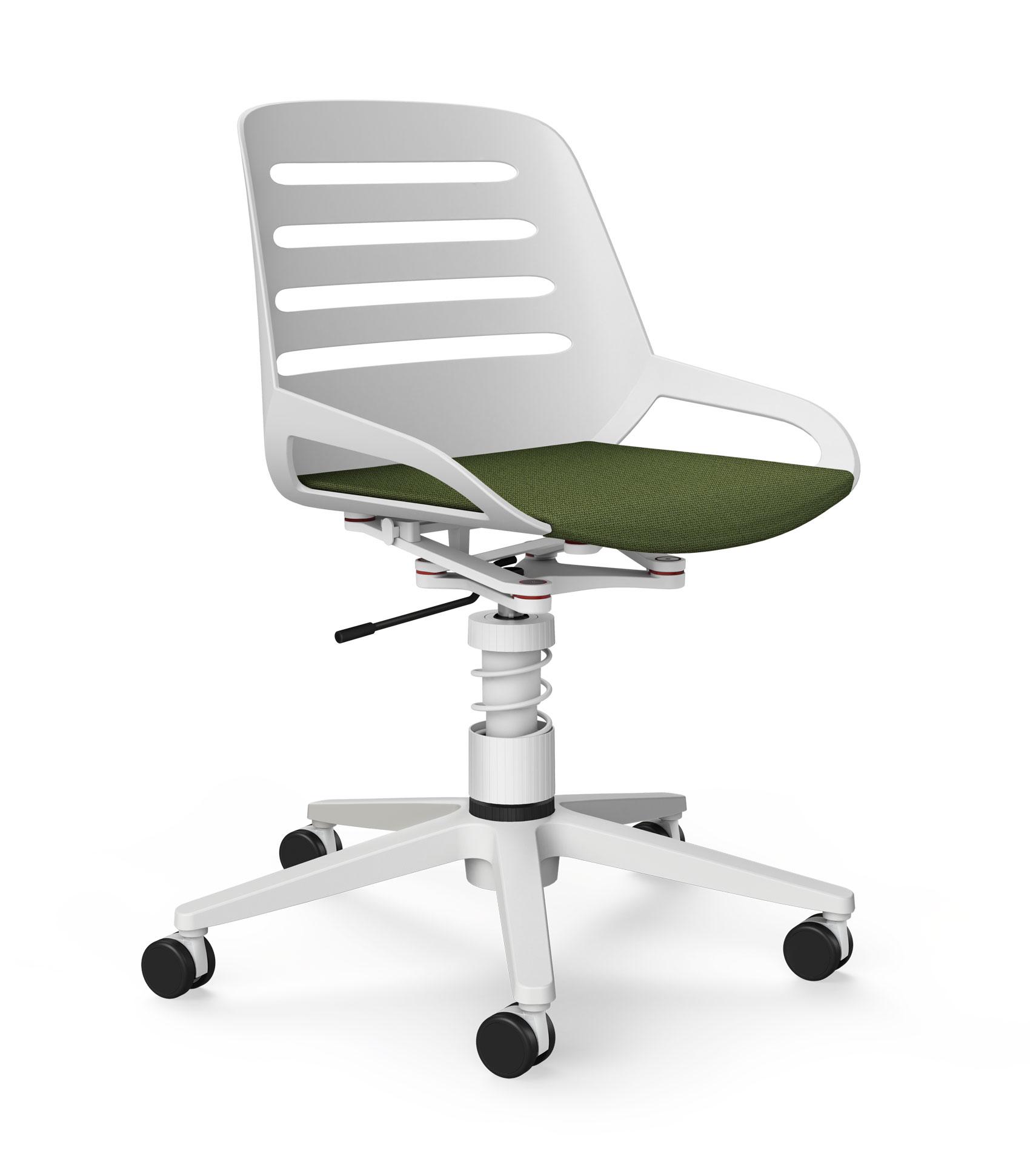 Aeris Numo Task 962 Onderstel Wit Cura CU14 | www.bureaustoel.nl