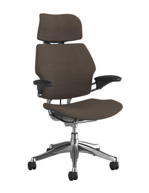 Humanscale Freedom Chair F213AAU10XFSHNSC Autumn 0361 Bruin | www.bureaustoel.nl