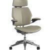Humanscale Freedom Chair F213AAU10XFSHNSC Ticino TL11 Taupe | www.bureaustoel.nl