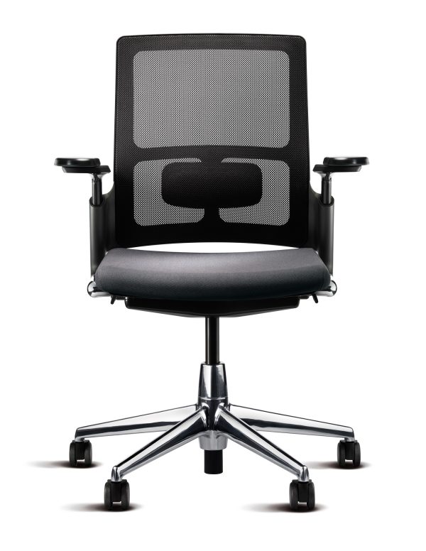 Ahrend 2020 Verta bureaustoel Voetkruis gepolijst | www.bureaustoel.nl