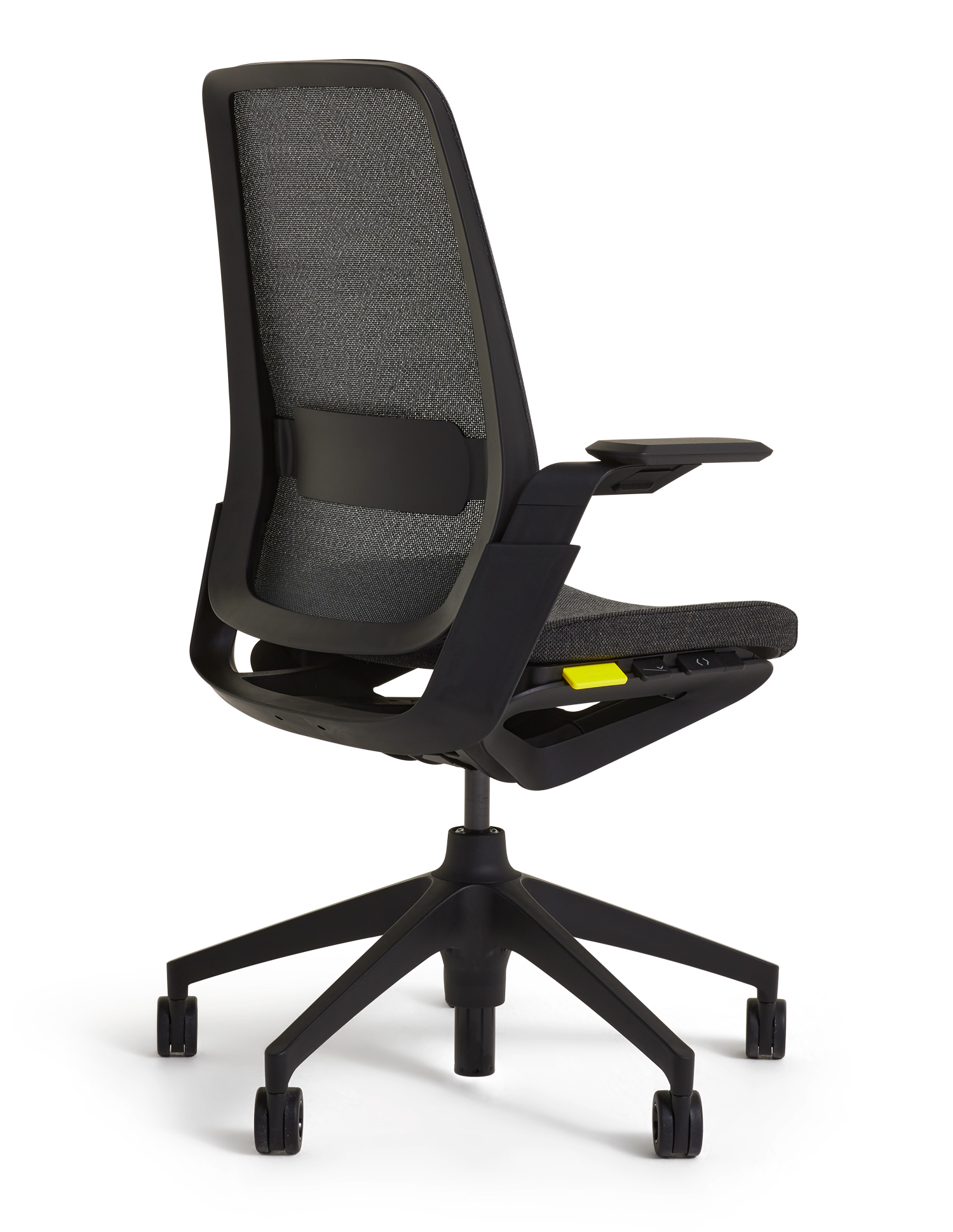 Ahrend Remode Type AxNPR Black Edition Gestoffeerde zitting Netweave rugleuning | www.bureaustoel.nl