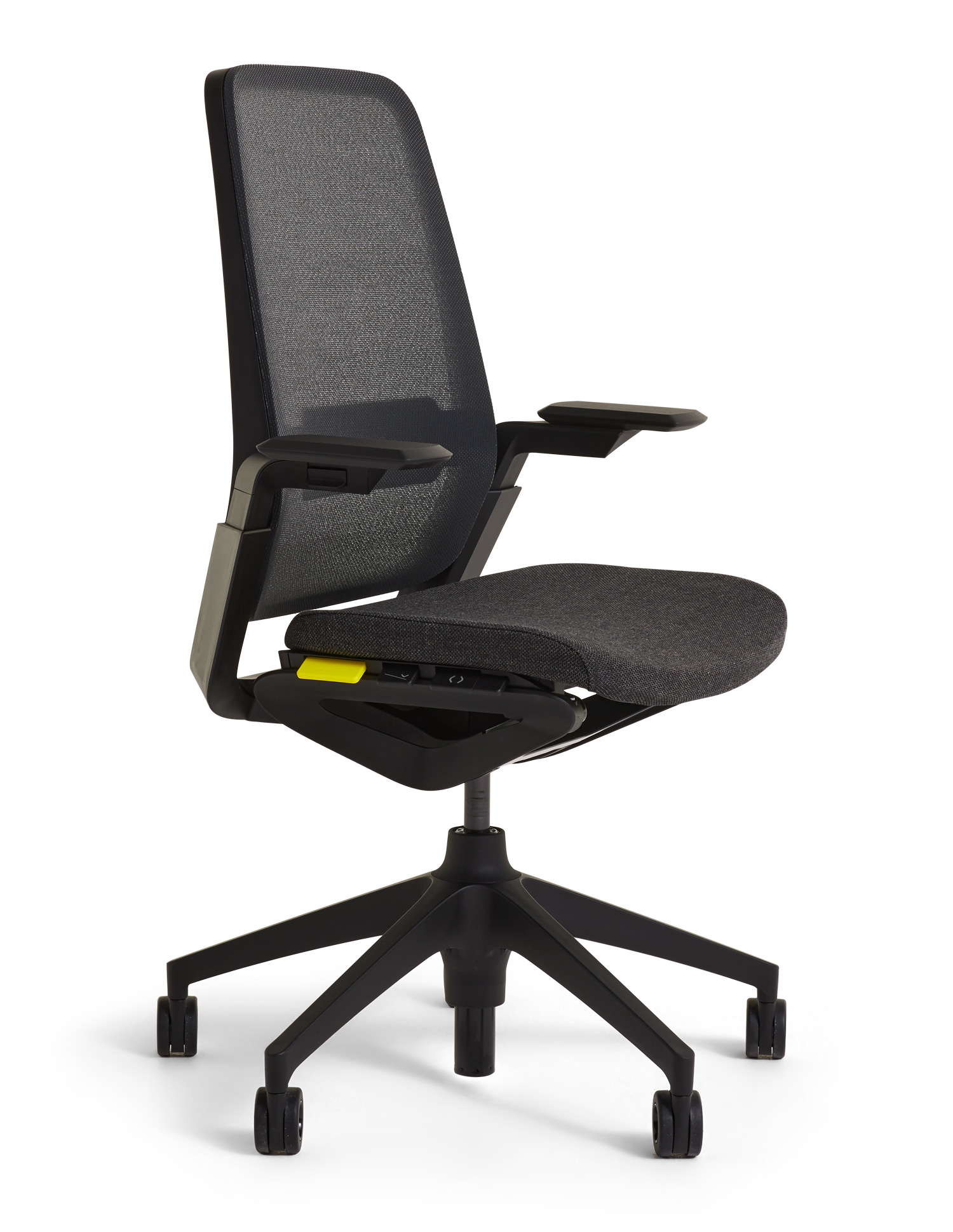 Ahrend Remode Type AxNPR Black Edition Gestoffeerde zitting Netweave rugleuning | www.bureaustoel.nl