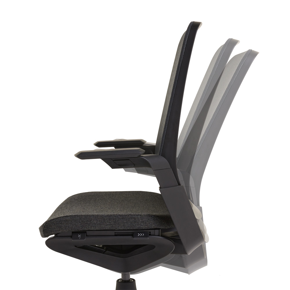 Ahrend Remode Type AxNPR Black Edition Synchroon mechanisme | www.bureaustoel.nl