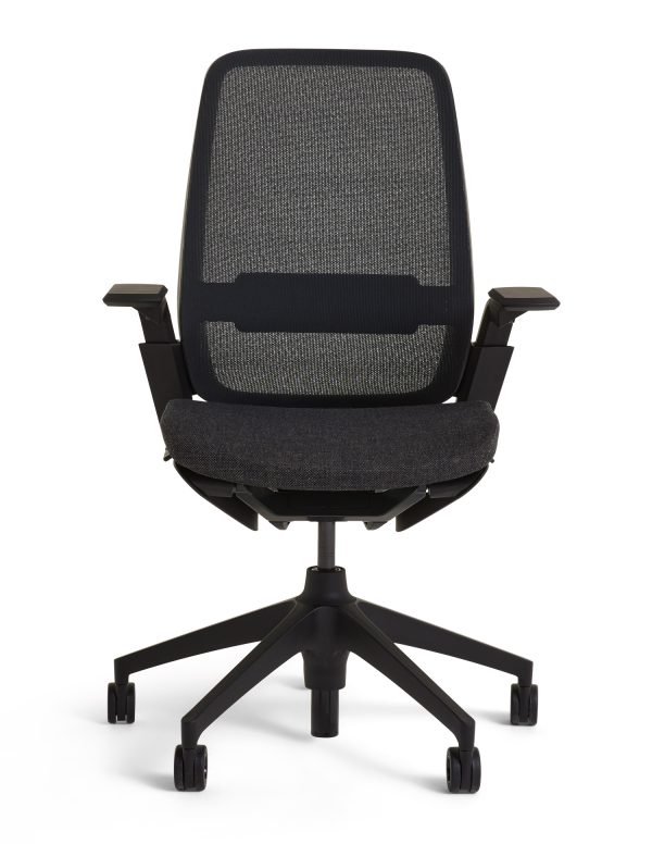 Ahrend Remode Type AxNPR Black Edition Gestoffeerde zitting Netweave rugleuning | www.bureaustoel.nl