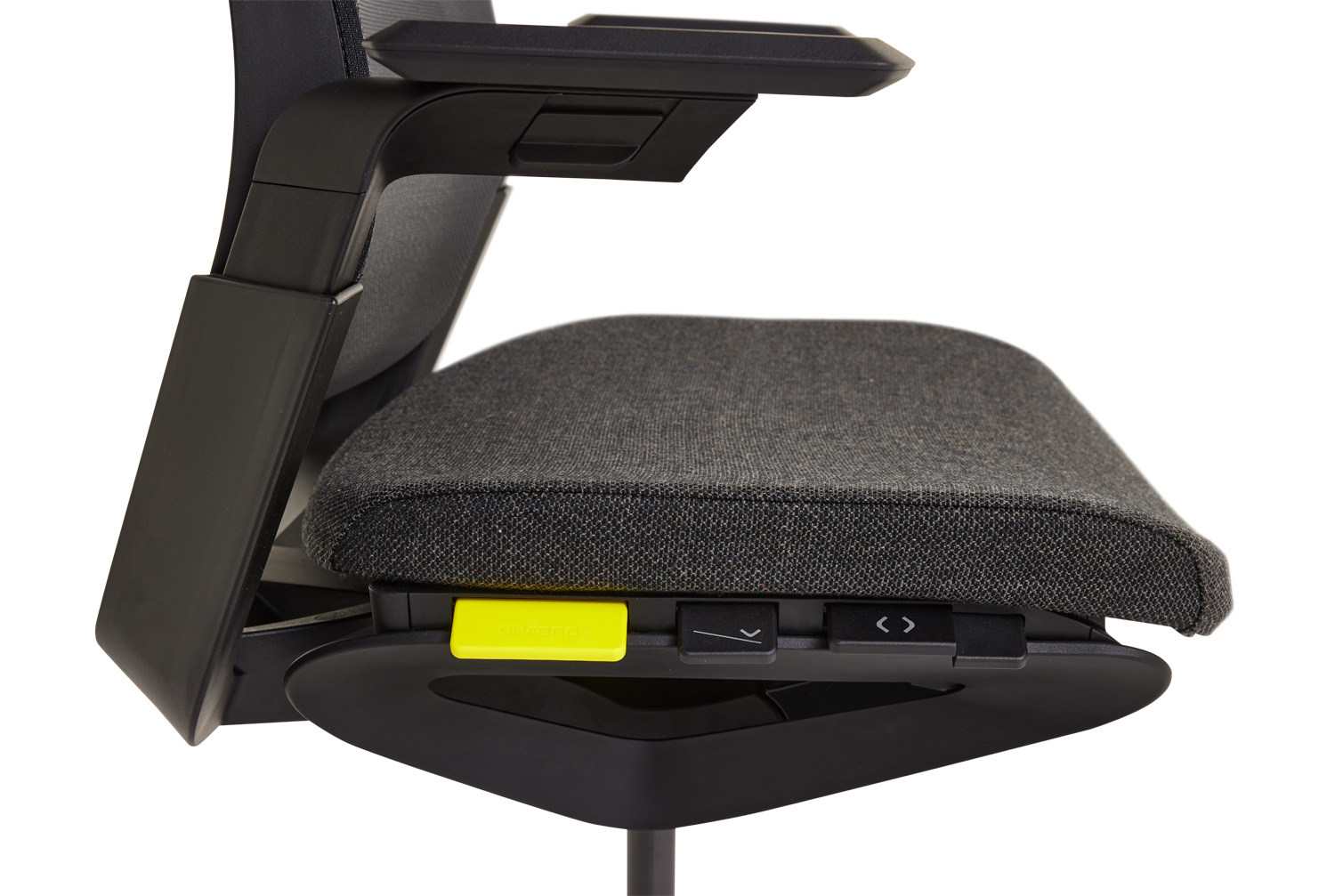 Ahrend Remode Type AxNPR Black Edition Zitdiepte verstelling | www.bureaustoel.nl